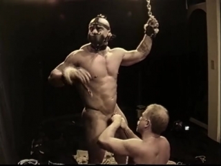 gaystorage bdsm cbt: the owner is testing, kicking the jock slave in the balls. pekka machobull cock ball torture, bdsm gay porn gay porn